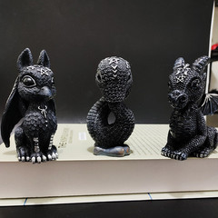 国境を越えた新しいcult cuties神秘的なユニコーン猫人形彫像樹脂工芸品が家を飾る