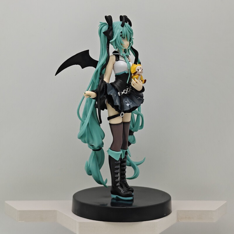 跨境美少女系列小恶魔初音手办小浣熊二次元黑暗天使桌面模型摆件|undefined