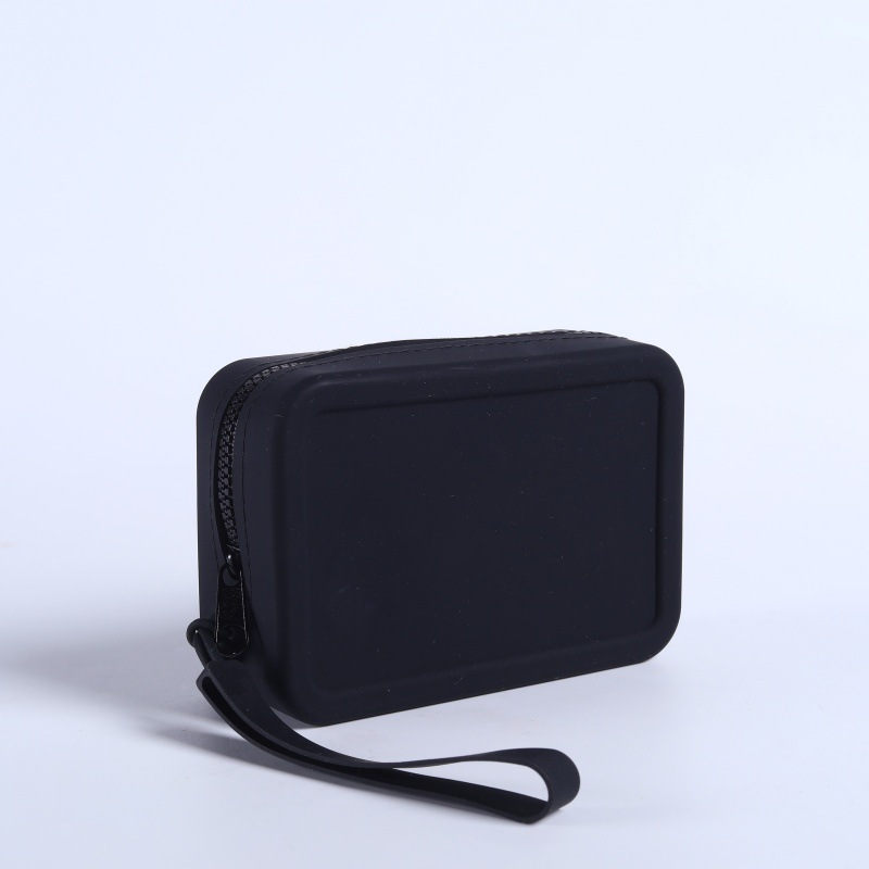インターネットセレブシリコン収納小さな正方形バッグポータブルキードキュメント収納袋口紅化粧コイン小銭入れ