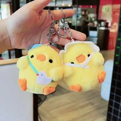 漫画のひよこのキーホルダーぬいぐるみかわいいひよこのおもちゃのプレゼントのペンダント