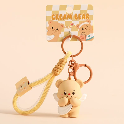 Electric vehicle key cover shell | 2025 New Nxt/Nplay/N1S/Mt/N - butter-bear-keychain-little-angel