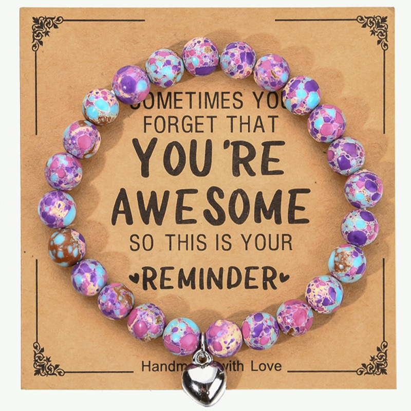 AliExpress European and American colorful gem African pine tiger eye handmade single ring bracelet red stone crystal jewelry wholesale