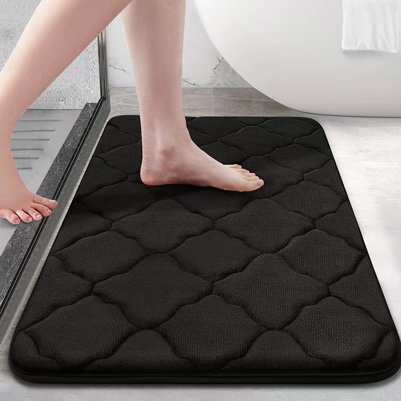 Tappeto bagno illusione 3d chenille morbido antiscivolo_voghion.com