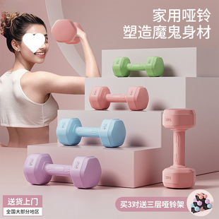 Dumbbells for Women, Fitness Equipment for Home, Slim Belly Barbell, Kettlebells, Children, Teenagers, Female Small Dumbbells, a Pair