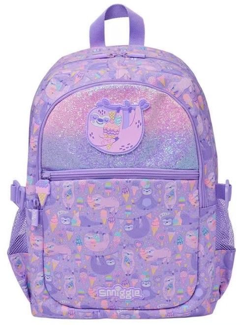 Smiggle grande kt Stitch mochila de gran capacidad de descompresión de doble hombro de dibujos animados