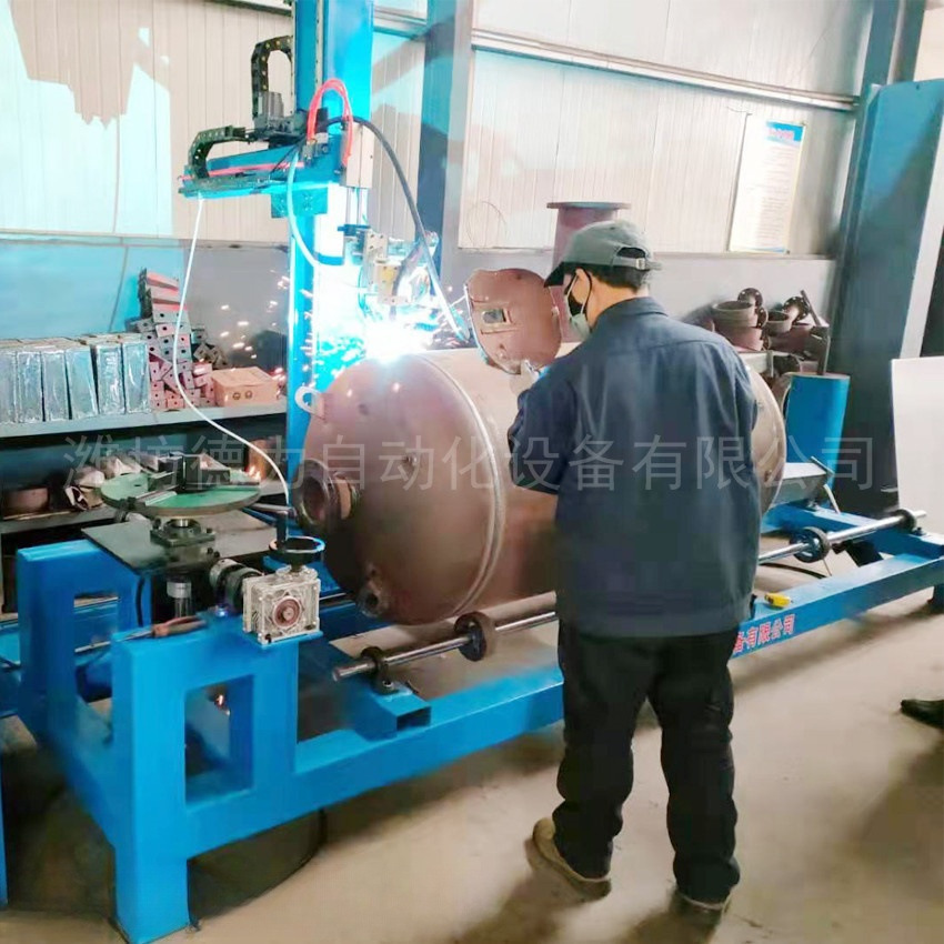 碳钢环直一体自动焊 不锈钢桶环缝纵缝氩弧焊  自动焊设备