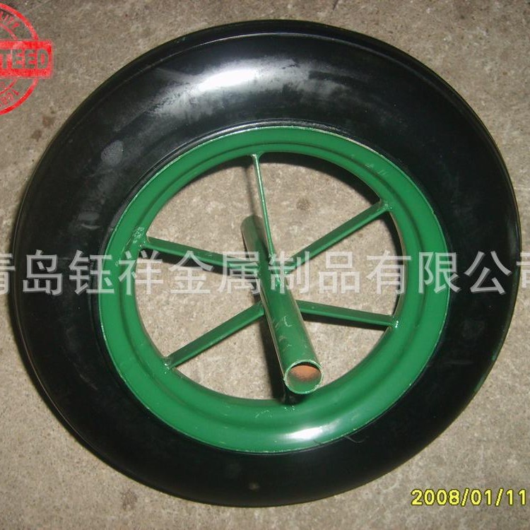 源头工厂14寸实心免充气车轮载重150公斤使用广泛手推车 LEO