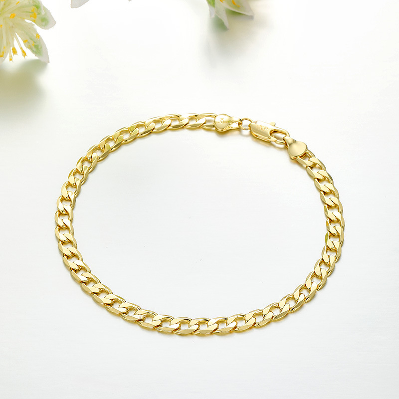 14k color plated (length 25cm, width 5.6mm)