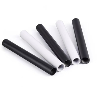 M10 internal pipe connecting pipe screw two-head threaded pipe hollow straight rod chrome black lighting lamp accessories