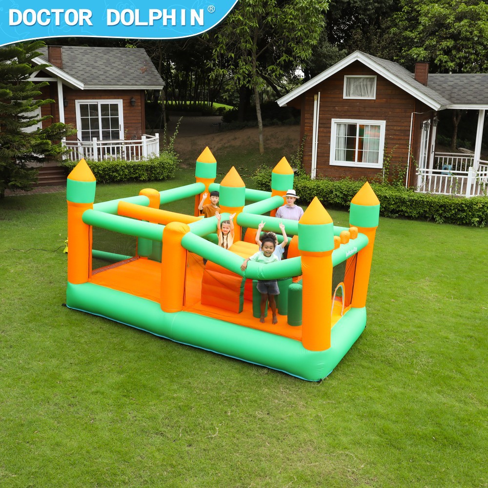 Doctor Pig| Castillo infláble pequeño interior infláble diapositivos combinados para niños trampolín parque castillo
