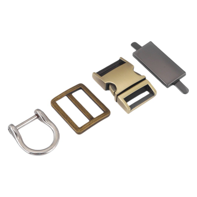 Fábrica al por mayor bolsa de accesorios de aleación de cadena perforada fijo dosel hebilla tornillo agujero de aire
