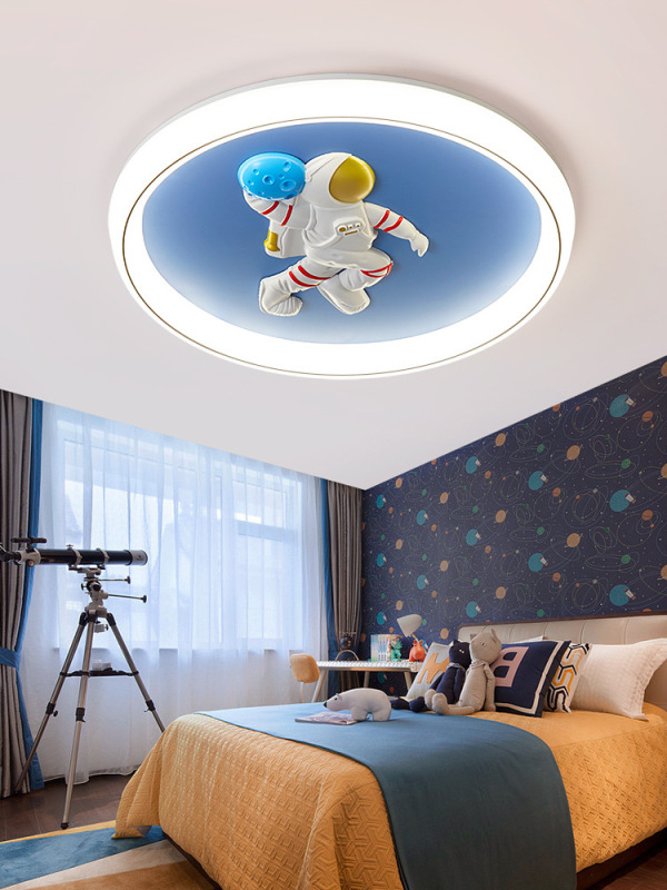 Children's Room Lighting Astronaut Space Man Planet Lamp Boy Girl Room Cartoon Modern Simple Bedroom Ceiling Lamp Children's Room Lighting Astronaut Space Man Planet Lamp Boy Girl Room Cartoon Modern Simple Bedroom Ceiling Lamp