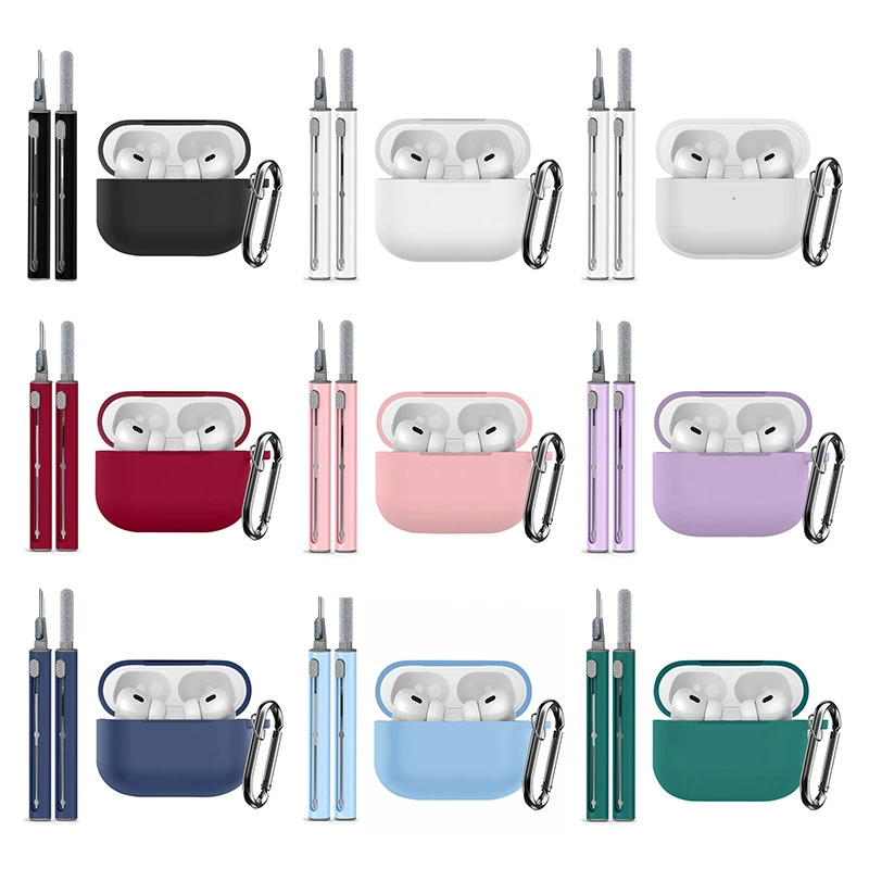 Подходит для чехла Apple airpodspro3 наушники чехол airpodspro3 защитный чехол 3в1 очистительный карандаш набор из трех предметов