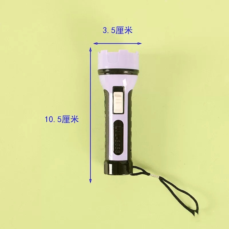 LED de plástico pequeño juguete luminoso antorcha electrónica de colgante conveniente para llevar pequeños regalos