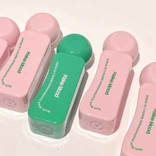 kekemood psychedelic color Lip Glaze Matte matte matte matte matte surface White not easy to stick Cup lip glaze lipstick student Affordable Women