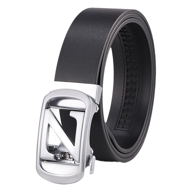 Cinturón de negocios de alta gama cinturón de piel de vaca de primera capa con sentido de alta calidad para hombres