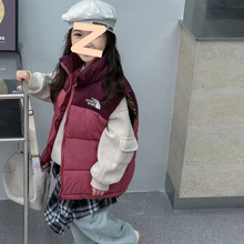 儿童羽绒棉童装马甲新款连帽坎肩男童中大童秋冬外穿加厚背心女童