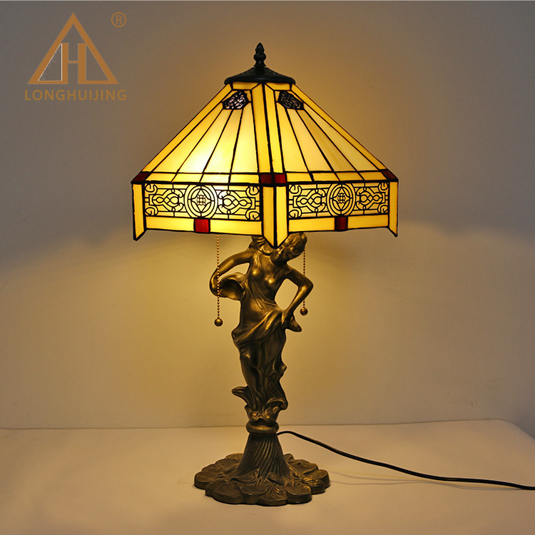 Supply Southeast Asian European retro art Tiffany table lamp living room bedroom bedside decorative eye protection lamp table lamp Supply Southeast Asian European retro art Tiffany table lamp living room bedroom bedside decorative eye protection lamp table lamp