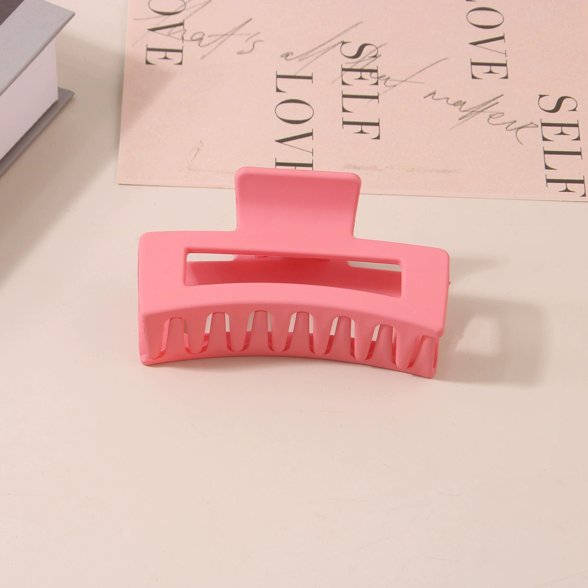 (Cross-border trading), rectangular matte crab pin, big shark, hairgrip, Amazon, simple and elegant design