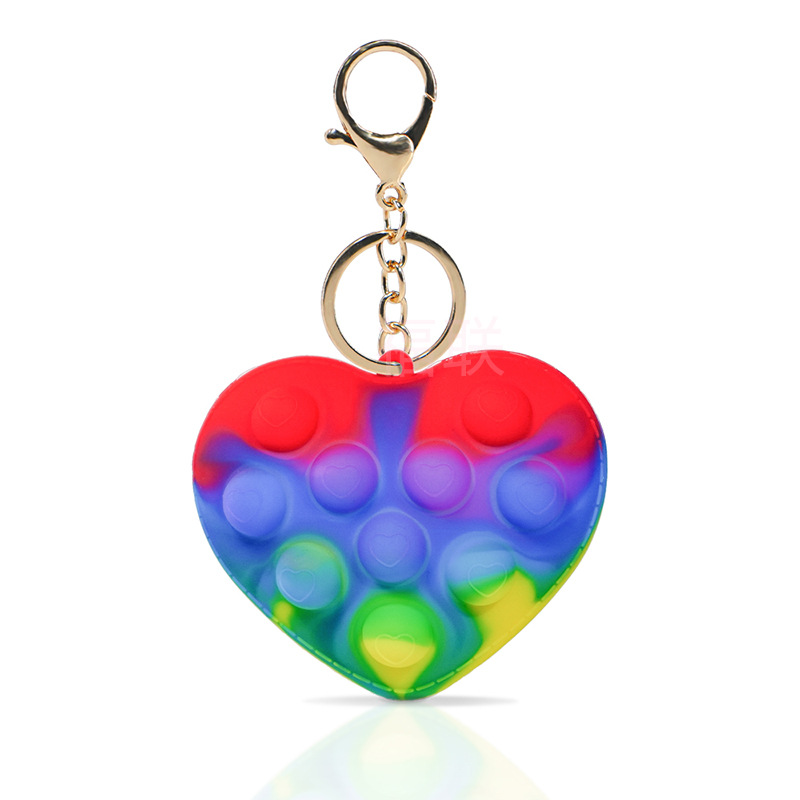 宝蓝红解压爱心