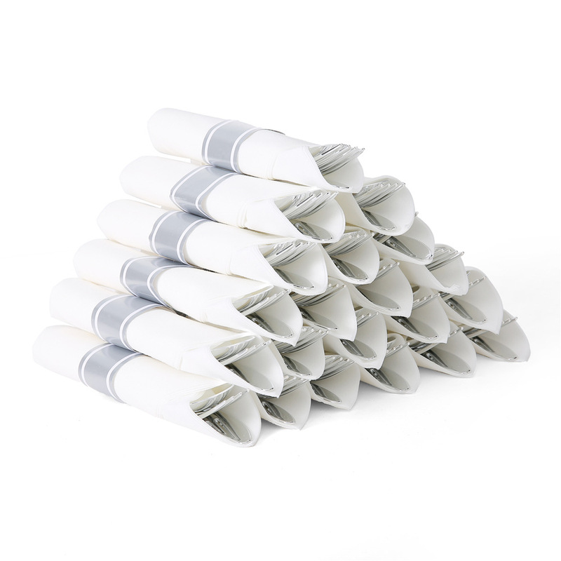in stock Amazon silver Disposable Knife and Fork Spoon Nonwoven Fabric suit UV Electroplated Knife and Fork Spoon Birthday Party in stock Amazon silver Disposable Knife and Fork Spoon Nonwoven Fabric suit UV Electroplated Knife and Fork Spoon Birthday Party