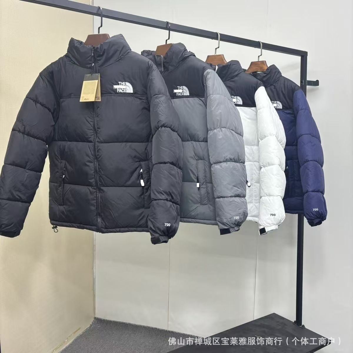 América del Norte de alta versión de 1996 cuadrilátero encapuchado de algodón grueso moda moda caliente chaqueta suelta de hombre