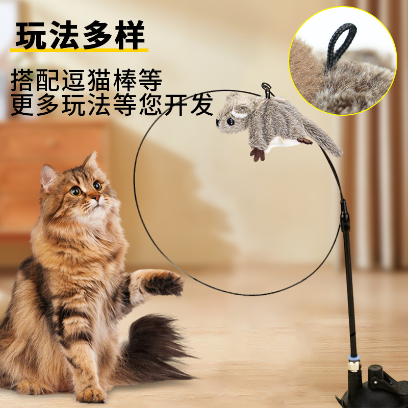 爆発的に羽ばたきをするかわいい電動ペットのぬいぐるみは鳥の退屈解消神器の高颜値発声猫玩具をシミュレートする|undefined