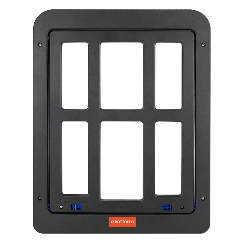 Suministros para mascotas nueva pantalla puerta perro gato puerta anti-mosquito mascota Plaid gato y perro puerta fábrica directa al por mayor