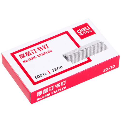 Deli 0015 heavy duty stapler 23/10 thick layer stapler electroplating strength rigid office document binding 60 pages