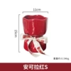 Hand-held flower [Rose Red] Small ribbon for gift