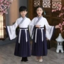 女童小学生男童三字经汉服