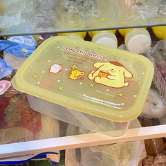 蓋付き冷蔵庫収納保存箱食品級pp密封透明家庭用寮果物野菜収納箱弁当箱弁当箱