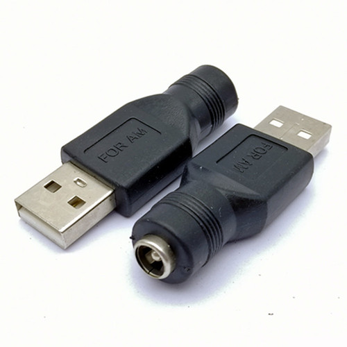 USB to DC5.5X2.1 female adapter DC female socket to USB male plug USB to DC DC power adapter