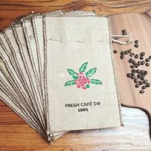 咖啡豆麻袋咖啡麻袋咖啡生豆麻袋装饰老旧粗布咖啡袋