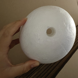 Hollow with hole foam ball perforated foam ball handmade DIY material solid with hole graffiti size filling