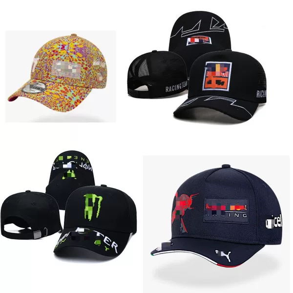 New Foreign Trade Ktm Hats F1 Racing Baseball Caps for Men and Women Outdoor Sun Hats Adjustable Sports Caps