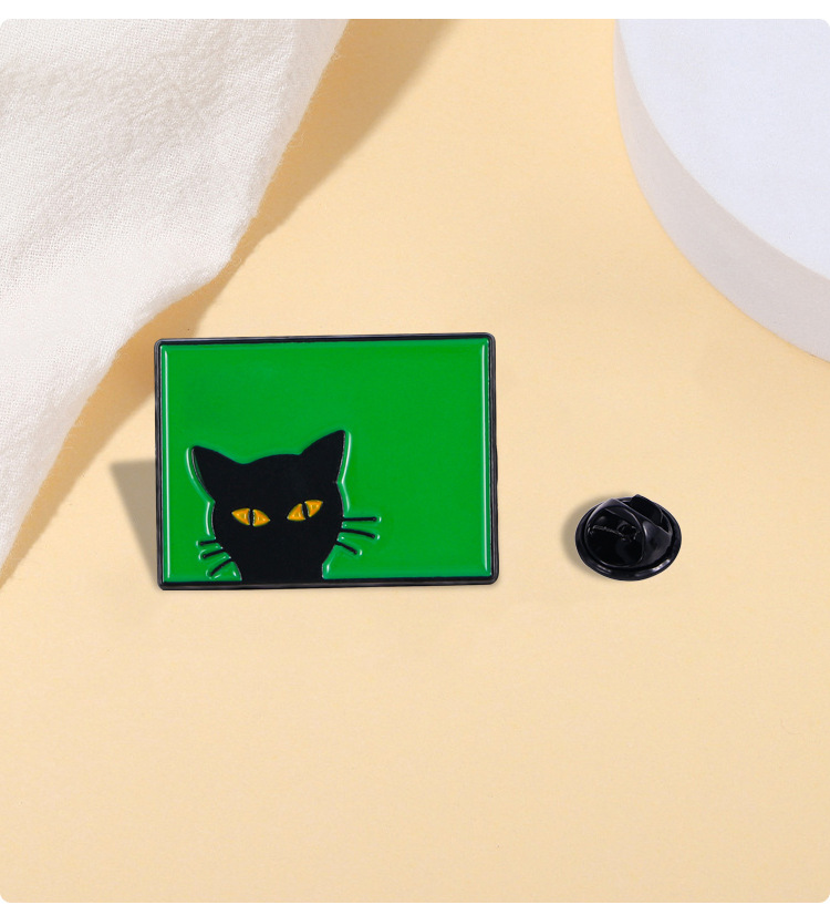 Zinc alloy Material Cute Pin Bag Cartoon Badge Zinc Alloy Enamel Unisex Brooches