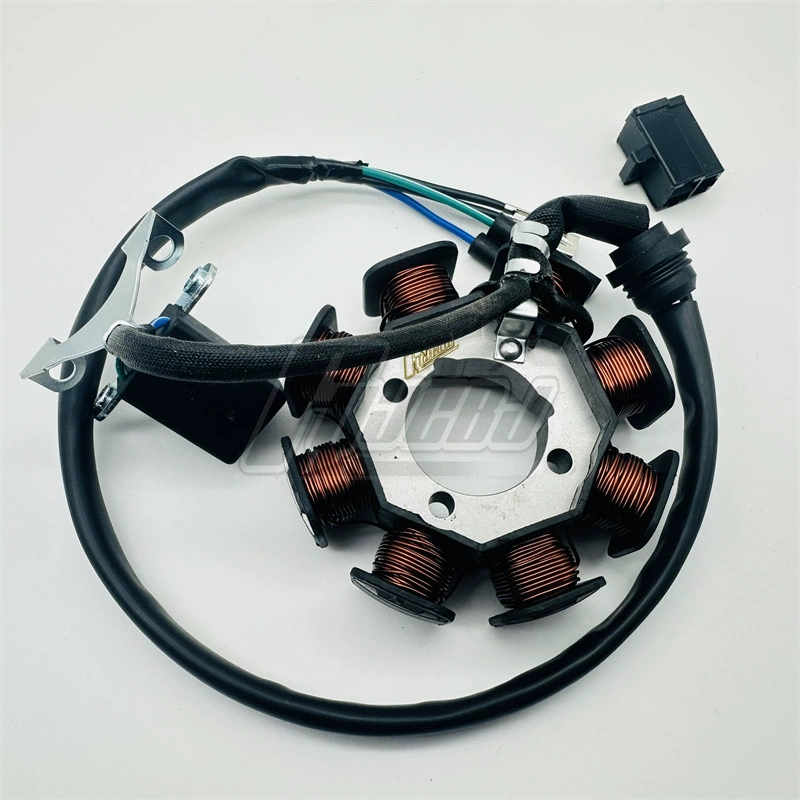 Мотоцикл серебряный леопард HJ125-7D/7E/7F/G/8C/8E/8F DC магнето статор катушка 8 полюсов