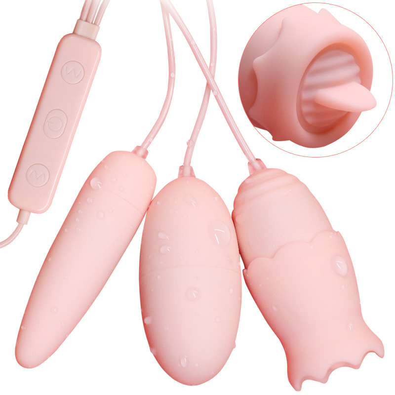 Long-lasting Love Honey Egg 3rd Generation, 3-Egg USB-Rechargeable Frequency-Adjustable Third-Generation Vibrator for Women – Adult Intimate Sex Toy