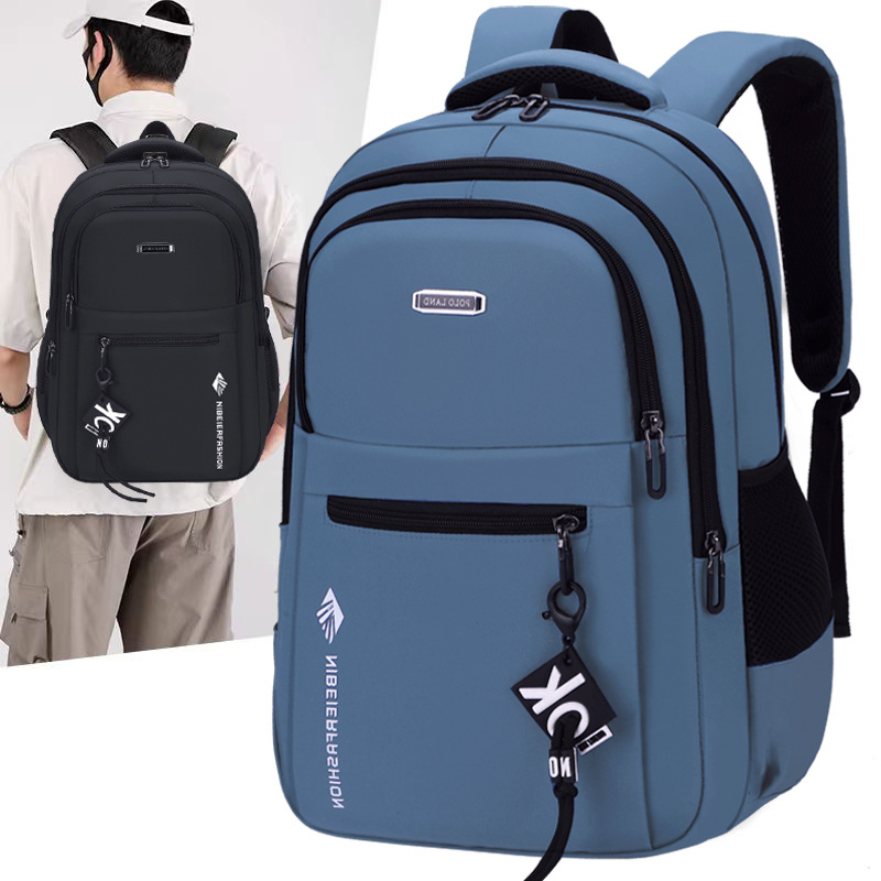 Mochila para hombres de gran capacidad de negocios ocio viaje computadora de alta escuela secundaria mochila de estudiantes universitarios