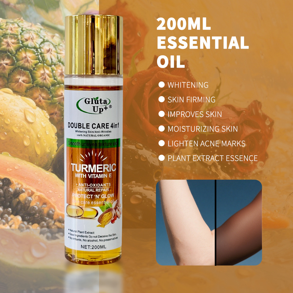 Spot 200ml Skin Care Export Beach Oil Cross-Border African Turmeric Care Skin Bath Moisturizing Essential Oil