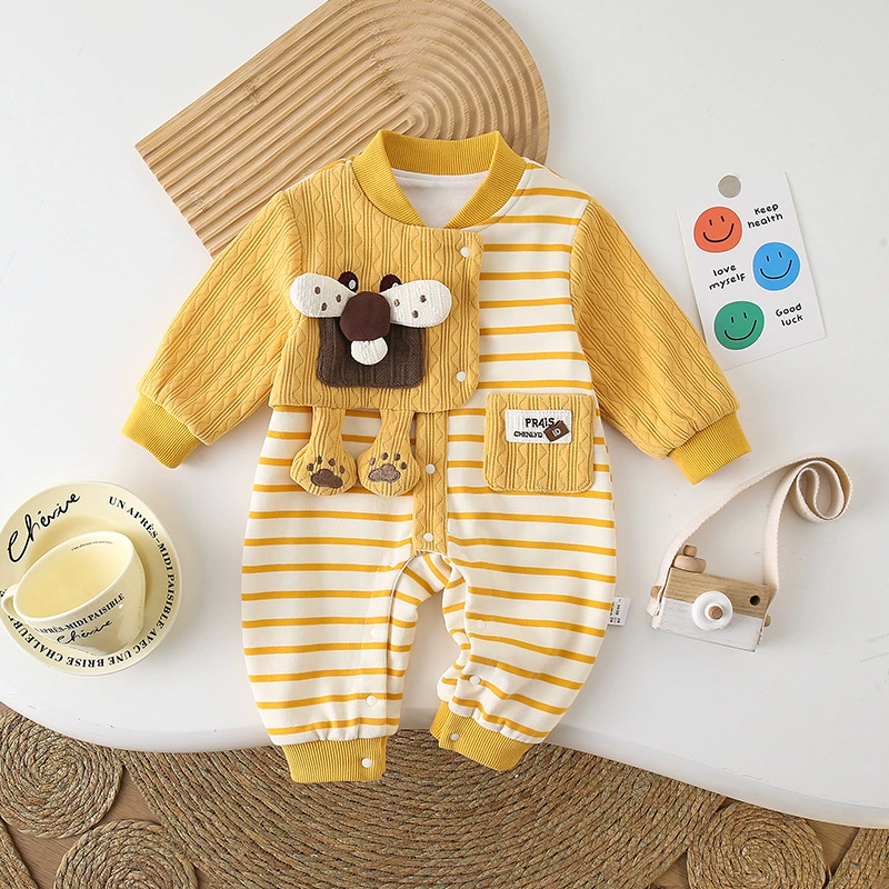 Double-layer cute doll for new born to go out, autumn, trend of season