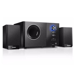 Goldpo S2880B蓝牙音响2.1多媒体家用电脑桌面重低音炮木质大音箱