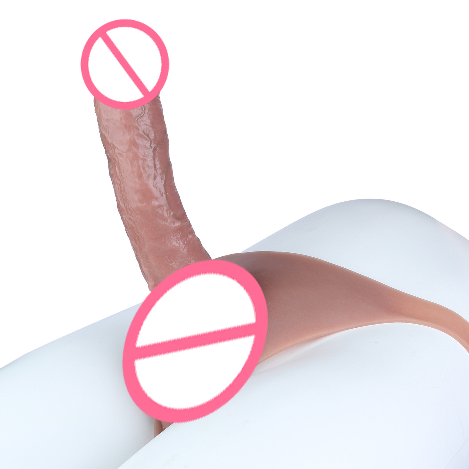 男性穿戴阴茎加长加长硅胶套三角裤床上情趣性用品 情趣性爱道具