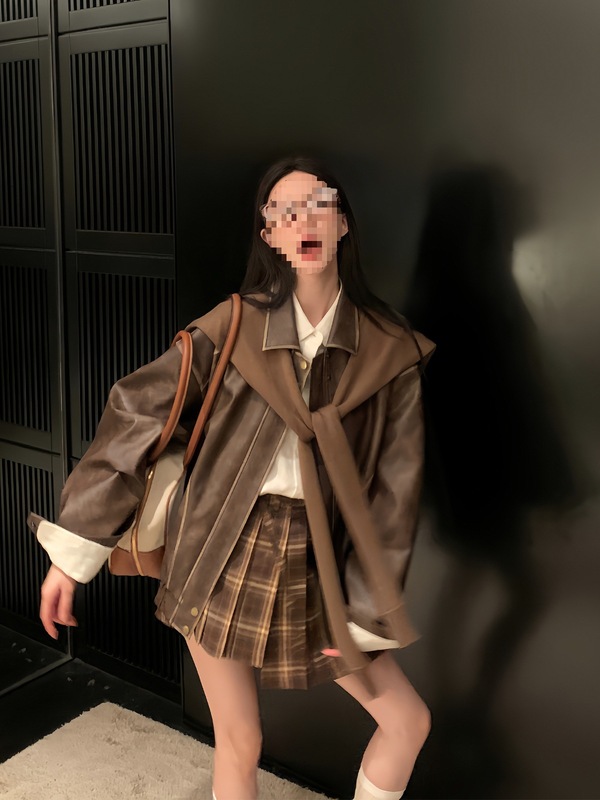 区区欧阳 针织衫披肩女秋季新款外搭开衫飘带小坎肩短款上衣|undefined