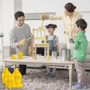 Cross-border pyramid triangle spray painting wood support frame foot pad plastic cone woodworking paint-proof mat