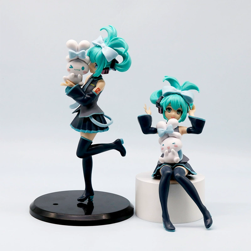 Yugou Dog Mikuzai Standcard Siter Anime Beautiful Girl Model Hatsune Miku Future Scenery Scenery