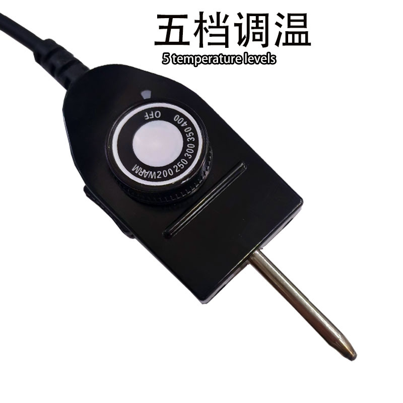 Cable de control de temperatura de dos enchufes de estilo americano, línea de regulación de temperatura, línea de alimentación ajustable de cinco grados, línea de caldera eléctrica de cobre puro de alta potencia image 3