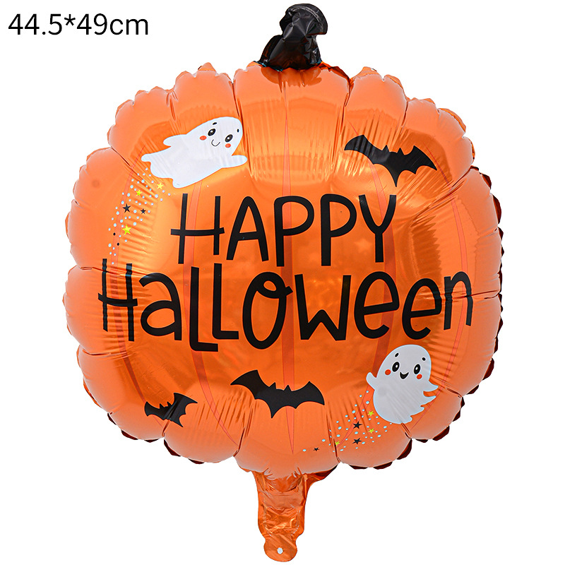 Nuevo globo de Halloween decoración de película de aluminio globo Wansheng tema fiesta diseño especial-en forma de globo de dibujos animados