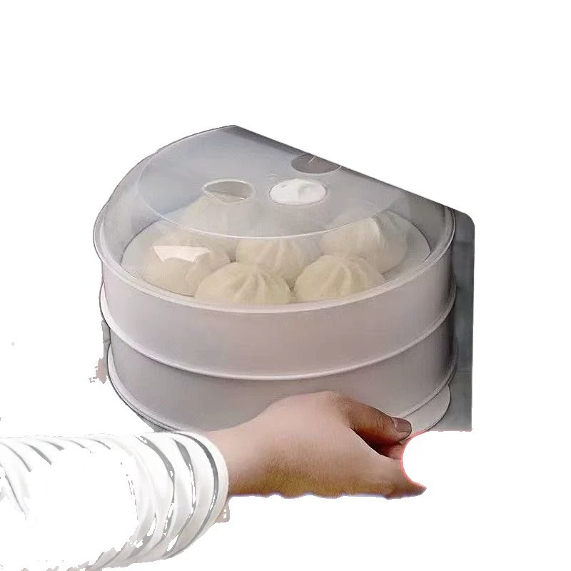 微波炉蒸笼器 蒸盒家用带盖食品级 多层加厚加热饭盒保温爆款方便